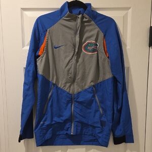 Nike Blue and Gray Windbreaker Jacket
